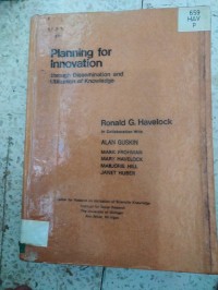 Image of PLANNING FOR INNOVATION