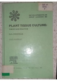 Image of PLANT TISSUE CULTURE THEORY AND PRACTICE