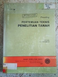 Image of PRESIDEN PERTEMUAN TEKNIS PENELITIAN TANAH