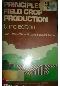 Image of PRINCIPLES OF FIELD CROPS PRODUCTION THIRD EDITION__001