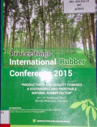 Image of PROCEEDINGS INTERNATIONAL RUBBER CONFERENCE 2015