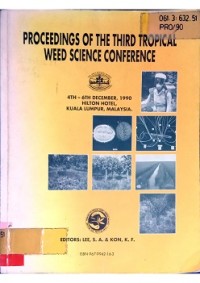 Image of Proceedings of the third tropical weed science conference