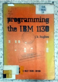 Image of PROGRAMMING THE IBM 1130__001