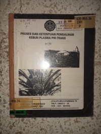 Image of PROSES DAN KETENTUAN PENGALIHAN KEBUN PLASMA PIR-TRANS