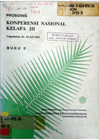 Image of PROSIDING KOFERENSI NASINAL KELAPA III BUKU I DAN BUKU II