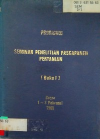 Image of PROSIDING SEMINAR PENELITIAN PASCAPANEN PERTANIAN_