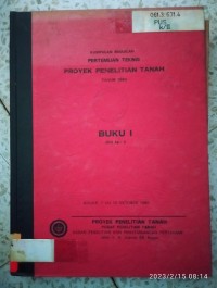 Image of PROYEK PENELITIAN TANAH