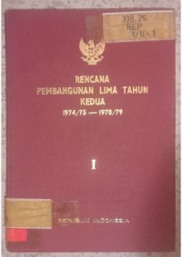 Image of RENCANA PEMBANGUNAN LIMA TAHUN KEDUA 1974_75-1978_79_001