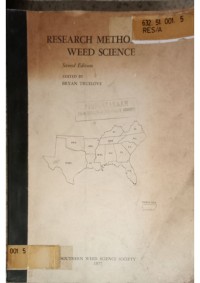 Image of RESEARCH METHODS IN WEED SCIENCE__001