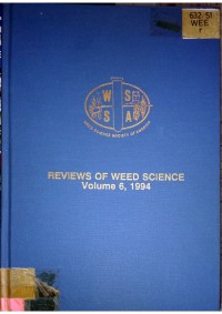 Image of REVIEWS OF WEED SCIENCE VOLUME 6, 1994_001