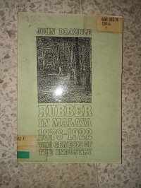 Image of RUBBER IN MALAYA 1876-1922 THE GENESIS OF THE INDUSTRY