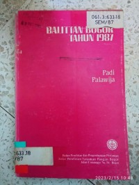Image of SEMINAR BALITTAN BOGOR TAHUN 1987