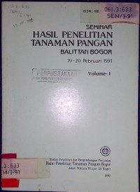 Image of Seminar hasil penelitian tanaman pangan balittan bogor