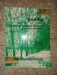 Image of SIMKLON SISTEM INFORMASI DATABASE KINERJA KLON KARET