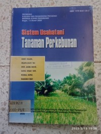 Image of SISTEM USAHA TANI TANAMAN PERKEBUNAN