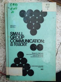 Image of SMALL GROUP COMMUNICATION: A READER