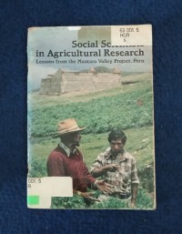 Image of SOCIAL SCIENTISTS IN AGRICULTURAL RESEARCH