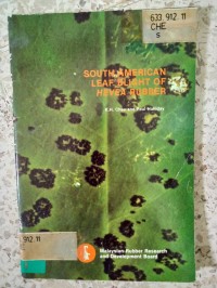 Image of South American leaf Blight of hevea rubber