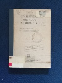 Image of STATISTICAL METHODS IN BIOLOGY