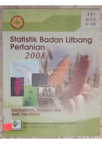 Image of STATISTIK BADAN LITBANG PERTANIAN 2008_001