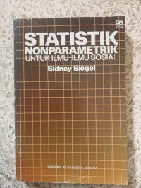 Image of STATISTIK NONPARAMETRIC UNTUK ILMU ILMU SOSIAL