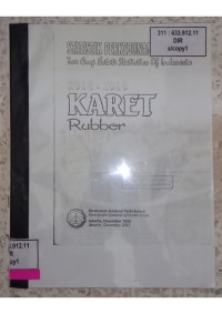 Image of STATISTIK PERKEBUNAN 2014-2015 KARET RUBBER__001