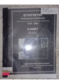 Image of STATISTIK PERKEBUNAN INDONESIA 1999-2001_001