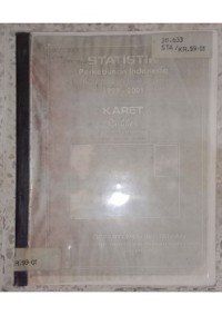 Image of STATISTIK PERKEBUNAN INDONESIA 1999-2001 KARET RUBBER__001