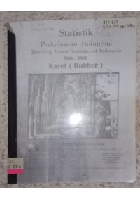 Image of STATISTIK PERKEBUNAN INDONESIA 2006-2008 KARET RUBBER__001
