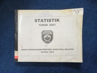 Image of STATISTIK TAHUN 2003