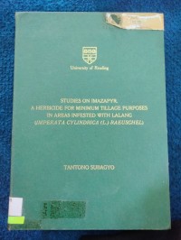 Image of studies on imazapyr