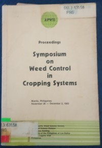 Image of SYMPOSIUM ON WEED CONTROL IN CROPPING SYSTEM