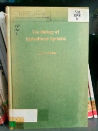 Image of THE BIOLOGY OF AGRICULTURAL SYSTEM