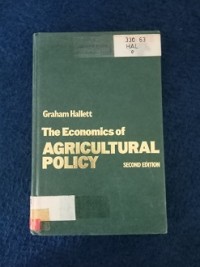 Image of THE ECONOMICS OF AGRICULTURAL POLICTY