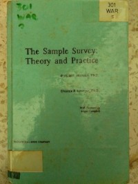Image of THE SAMPLE SURVEY THEORY AND PRACTICE