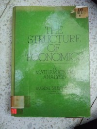 Image of THE STRUCTURE OF ECONOMICS