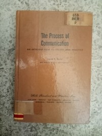 Image of THR PROCESS OF COMMUNICATIOM