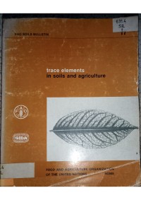 Image of TRANCE ELEMENTS IN SOIL AND AGRICULTURE__001