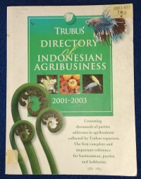 Image of TRUBUS DIRECTORY INDONESIAN AGRIBUSINESS