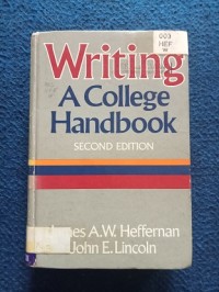 Image of Writing A College Handbook_